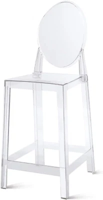 Transparent Ghost Bar Stool 25", - Image 1 of 4