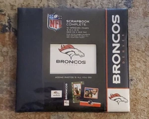 NFL Officially Licensed Denver Broncos 12x12 buttons stickers 3-D Embellishments - Picture 1 of 15