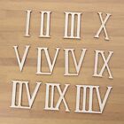  12 Pcs Wood Slices Roman Numeral Clock Numeric Cut Outs Home Décor Self Made