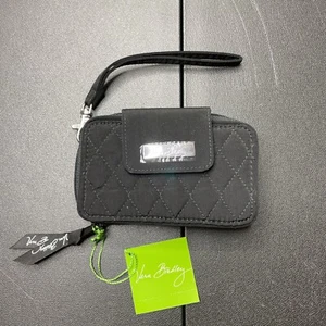 Vera Bradley gesteppte Smartphone-Handgelenktasche schwarz neu mit Etikett - Bild 1 von 5
