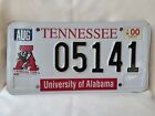 Vintage 2000 Tennessee University of Alabama Crimson Tide License Plate 0522