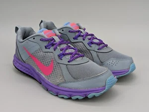 Nike Womens Wild Trail Hiking Trainers Gray Pink Purple Shoes size 9.5 - Picture 1 of 11