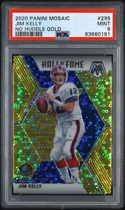 2020 Mosaic  Jim Kelly No Huddle Gold #1/10 - PSA 9 - Picture 1 of 2