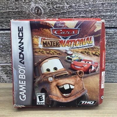 Cars Mater-National Championship Nintendo Game Boy Advance GBA *SOLO EN CAJA* Foto 1 de 4