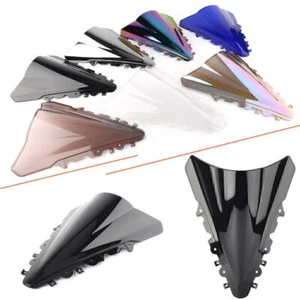 Motorcycle ABS Plastic Front Windshield Screen For Yamaha YZF R15 2014-2016 2015 - Foto 1 di 12