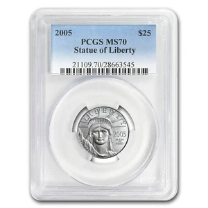 2005 1/4 oz American Platinum Eagle MS-70 PCGS - Picture 1 of 3