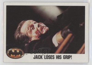 1989 Topps Batman Jack Napier Jack Loses His Grip! #34 0a3