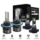 For Gmc Yukon Denali 2007-2012 2013 4X 6000K Led Headlight + Fog Light Bulbs