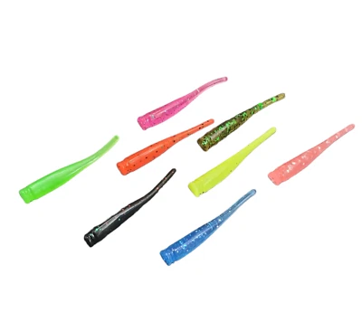 Trout Worm, Forellenköder, Schleppen, gerippt, verschiedene Modelle und Größen! - Bild 1 von 4