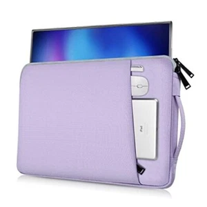 Portable Monitor Case Carrying Laptop Computer Bag for 15.6 Inch Purple - Picture 1 of 8