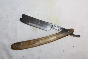 Rasoio dritto vintage 3/4" Joseph Elliot's Best acciaio argento fondo cavo - Foto 1 di 20