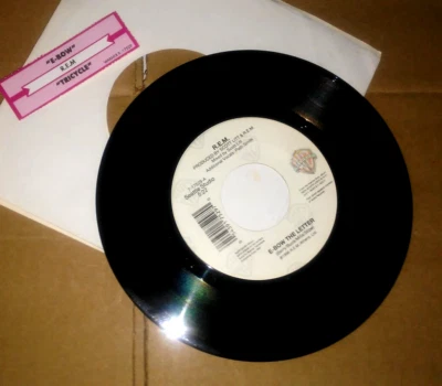 R.E.M. E-Bow/Tricycle WARNER BROS 45 RPM L@@K! - Image 1 of 2