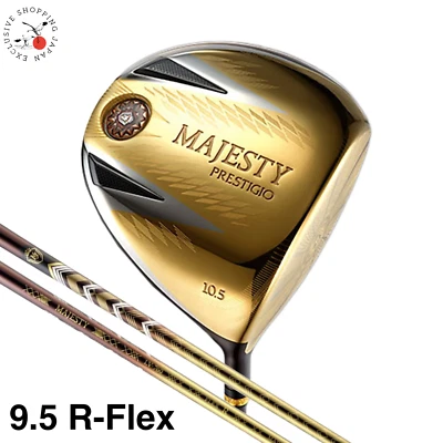 Majesty Golf Prestigio 13 Driver Club Gold 9.5 LV760 Graphite Shaft R-Flex MTO  - Image 1 of 4