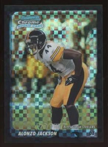 2003 Bowman Chrome X-Fractor Alonzo Jackson #186 Pittsburgh Steelers /250 - Picture 1 of 2