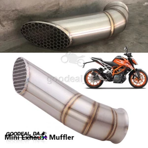 Motorcycle ATV Exhaust Mid Link Pipe Tip Muffler Modified For Duke 390 250 RC390 - Imagen 1 de 8