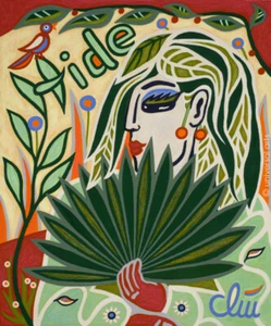 JACQUELINE DITT - Hidden Mother of Nature 2019 pintura Frau Natur - Imagen 1 de 2
