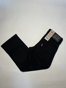 Levi's 511 Slim Boys Black Dark Washed Adjustable-Waist Jeans Size 5 Reg - Picture 1 of 8