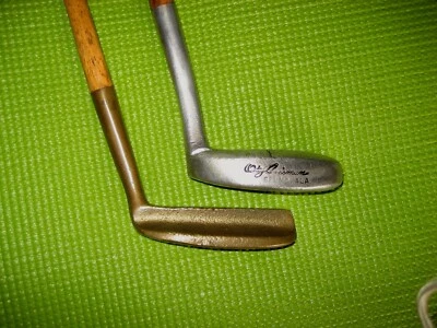  [2] Putters de golfe vintage Hickory Shaft Otey Crisman (venderá separadamente) - Imagem 1 de 4