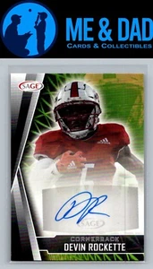 2022 Sage Collectibles Autograph #A-DR4 Devin Rockette - Picture 1 of 2