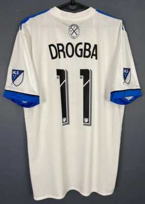 PLAYER ISSUE DROGBA 11 FC MONTREAL IMPACT 2016/2017 SOCCER FOOTBALL SHIRT SIZE S - Image 1 of 4