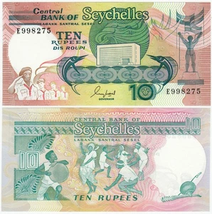 Seychellen 10 Rupien 1989 P-32 UNC - Bild 1 von 1