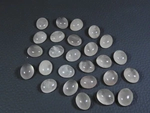Lote de 26 piezas de piedras preciosas sueltas cabujón ovalado de cuarzo rosa natural 9X11MM de 108 quilates H043 - Imagen 1 de 9
