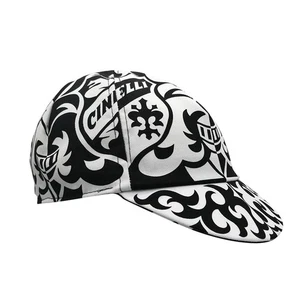 Cinelli Cycling Cap, Pastori Art, Crest Blk/Wht - Picture 1 of 1