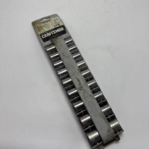 Craftsman 9 Pc. 6 Point 3/8" Drive Metric Deep Well Socket Set 10-19mm #34443 US - Bild 1 von 13