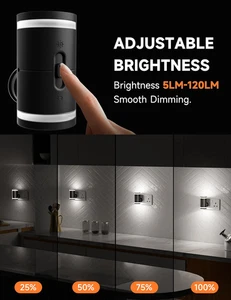 Luce Notturna Plug in Wall, Confezione da 2 Luce Notturna con Sensore Dal Crepuscolo all'Alba, Regolazione... - Foto 1 di 12