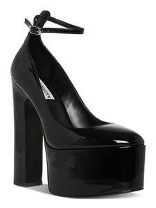 STEVE MADDEN Womens Black 2-1/2" Platform Skyrise Pumps Shoes 8.5 M - Picture 1 of 3