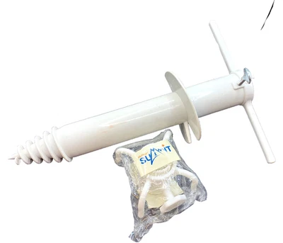 Kit de accesorios para sombrilla de playa soporte de arena ganchos de poste soporte estabilizador Foto 1 de 2