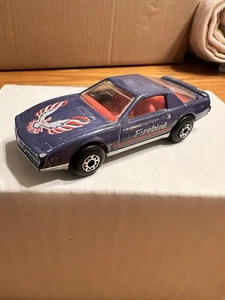 Vintage Matchbox purple 1982 Firebird Red Interior & Steering Wheel Eagle - Picture 1 of 8
