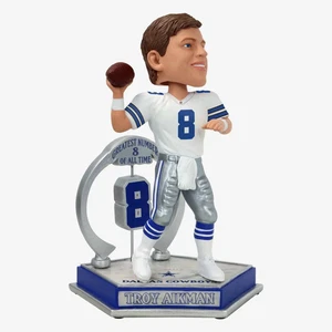 Troy Aikman Dallas Cowboys Legendary Number 8 Bobblehead NFL Football - Picture 1 of 1