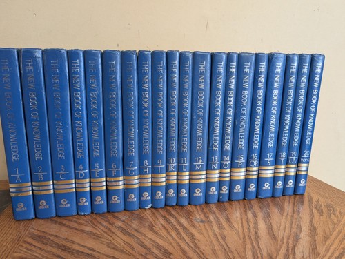 The New Book of Knowledge Encyclopedia Set- Complete Set - 20 Vols