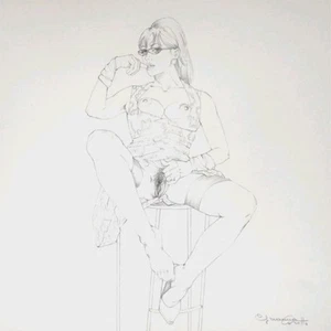 GIOVANNA CASOTTO Disegno 20 Firmato In Originale Dal Portfolio Num. "LIBRO NERO" - Foto 1 di 13