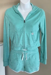 Abercrombie Girls Terrycloth Hoodie and Shorts Set Shorts 9/10 Hoodie 11/12 - Picture 1 of 8