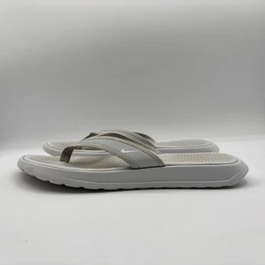 Nike Ultra Celso Thong Women's Size 7 Pure Platinum White 882698-001 Flip Flops - Picture 1 of 15