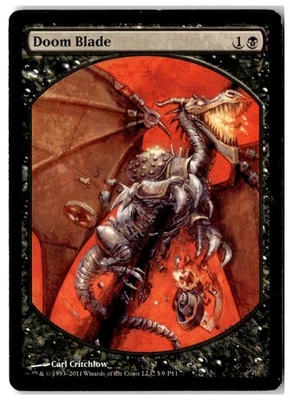 MTG Doom Blade - Magic Player Rewards Moderately Played English - Image 1 of 2