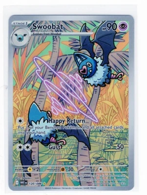 Swoobat 120/086 White Flare Illustration NM/M Condition - Image 1 of 2