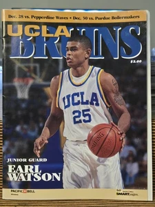 1999-00 UCLA Bruins vs. Pepperdine Waves Basketball Programm - Bild 1 von 3