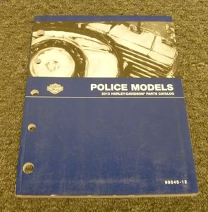 2012 Harley Davidson Police Road King FLHP Parts List Catalog Manual Book xo - Foto 1 di 8