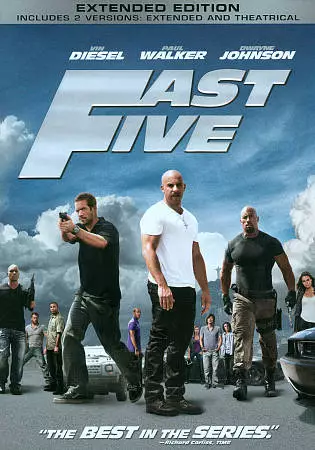 Fast Five (Widescreen) - DVD & Artwork Only–Case Opt. Below - Image 1 of 1