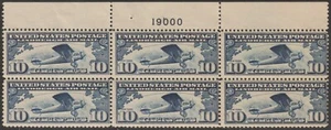 EDSROOM-O19649 US C10 MNH 1927 Plate Block of 6 Lindbergh CV$130 - Picture 1 of 2