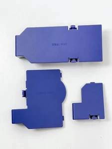 Gamecube violet bottom port covers set of 3 types Genuine Nintendo from Japan - Picture 1 of 8