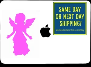 Little Girl Angel Car Window Decal Sticker 8 Sizes Macbook Tablet Laptop Gift - Imagen 1 de 3