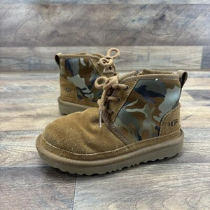 Botas Ugg Marrón Castaño Camufladas Neumal II Niño Pequeño Talla 12 - Imagen 1 de 13