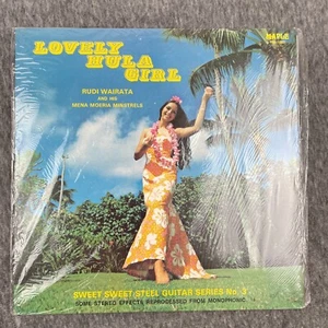 RUDI WAIRATA Lovely Hula Girl LP Maple MA-1003 Canada SEALED SWEET STEEL GUITAR - Picture 1 of 2