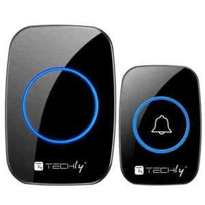 Kit Campanello Wireless fino a 300m IP44 Black Basso consumo energetico - Foto 1 di 9