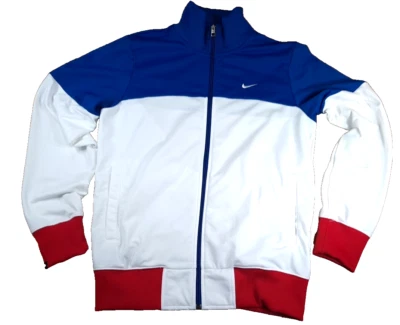2010 Nike Athletic Dept Full Zip Track Jacket Red White Blue USA Men's S Lined - Image 1 of 4