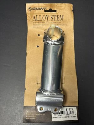 NOS Giant Alloy 1" Threadless 130mm Stem 0° 26.0 Clamp Road Bike Gravel MTB - Image 1 of 4